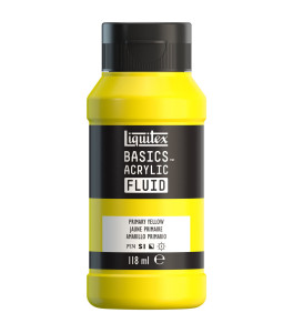 Liquitex Basics Fluid Acrylic 118ml Primary Yellow
